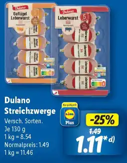 Lidl Dulano Streichzwerge Angebot