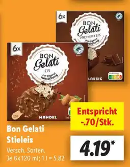 Lidl Bon Gelati Stieleis Angebot