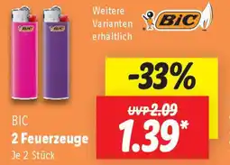 Lidl BIC 2 Feuerzeuge Angebot