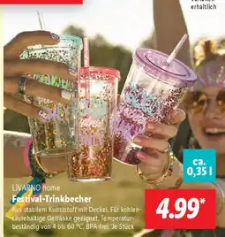 Lidl LIVARNO home Festival-Trinkbecher Angebot
