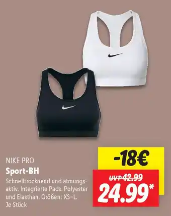 Lidl NIKE PRO Sport-BH Angebot