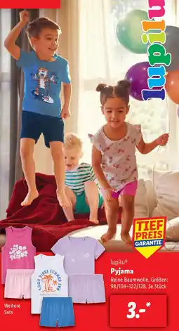 Lidl lupilu Pyjama Angebot