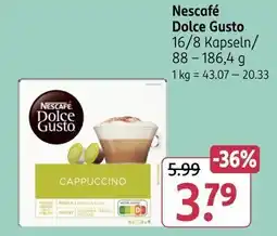 Rossmann NESCAFÉ Dolce Gusto Angebot