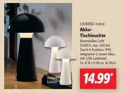 Lidl LIVARNO home Akku- Tischleuchte Angebot
