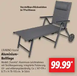 Lidl LIVARNO home Aluminium- Rollliege Angebot