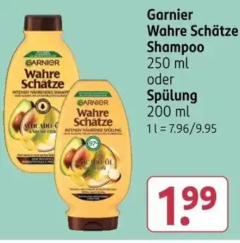 Rossmann Garnier Wahre Schätze Shampoo Angebot