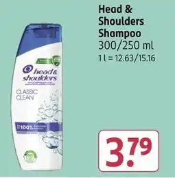 Rossmann Head & Shoulders Shampoo Angebot