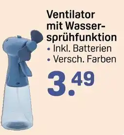 Rossmann Ventilator mit Wasser- sprühfunktion Angebot