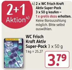 Rossmann WC Frisch Kraft Aktiv Super-Pack Angebot