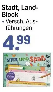 Rossmann Stadt, Land- Block Angebot