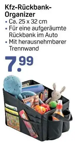 Rossmann Kfz-Rückbank Organizer Angebot