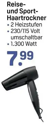 Rossmann Reise- und Sport-Haartrockner Angebot