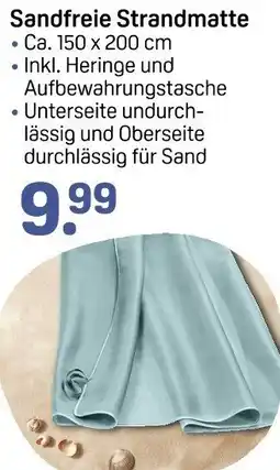 Rossmann Sandfreie Strandmatte Angebot