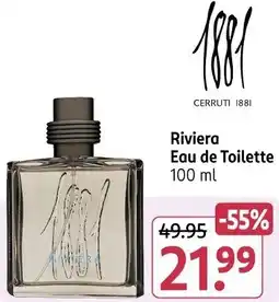 Rossmann CERRUTI 1881 Riviera Eau de Toilette Angebot