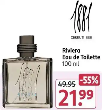 Rossmann CERRUTI 1881 Riviera Eau de Toilette Angebot