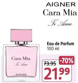 Rossmann AIGNER Cara Mia Ti Amo Eau de Parfum Angebot