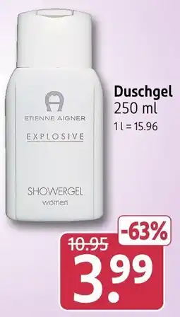 Rossmann ETIENNE AIGNER EXPLOSIVE Duschgel Angebot