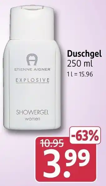 Rossmann ETIENNE AIGNER EXPLOSIVE Duschgel Angebot