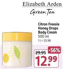 Rossmann Elizabeth Arden Green Tea Citron Freesia Honey Drops Body Cream Angebot