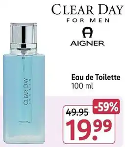 Rossmann CLEAR DAY FOR MEN AIGNER Eau de Toilette Angebot