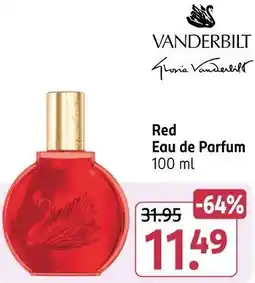 Rossmann VANDERBILT Red Eau de Parfum Angebot