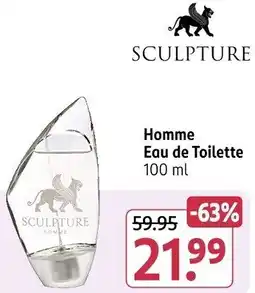 Rossmann SCULPTURE Homme Eau de Toilette Angebot