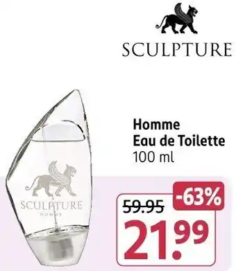 Rossmann SCULPTURE Homme Eau de Toilette Angebot