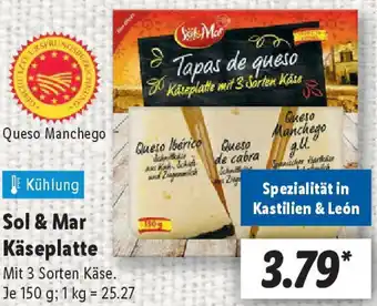 Lidl Sol & Mar Käseplatte Angebot