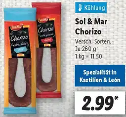 Lidl Sol & Mar Chorizo Angebot
