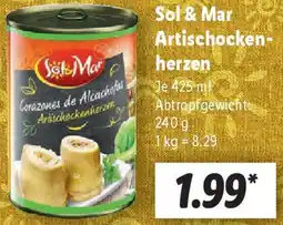 Lidl Sol & Mar Artischockenherzen Angebot
