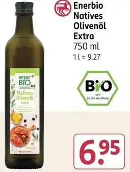 Rossmann Enerbio Natives Olivenöl Extra Angebot