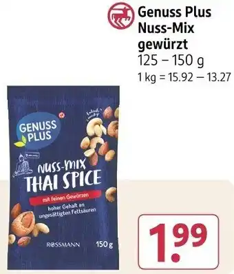 Rossmann Genuss Plus Nuss-Mix gewürzt Angebot