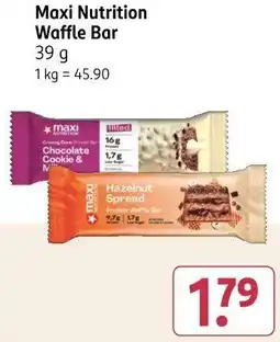 Rossmann Maxi Nutrition Waffle Bar Angebot