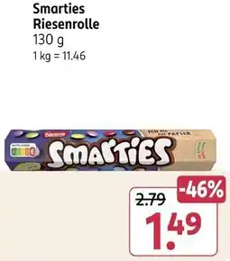 Rossmann Smarties Riesenrolle Angebot