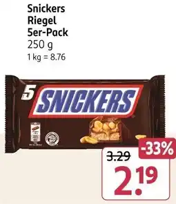 Rossmann Snickers Riegel 5er-Pack Angebot