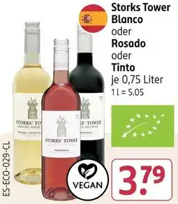 Rossmann Storks Tower Blanco oder Rosado oder Tinto Angebot