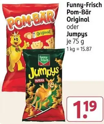 Rossmann Funny-Frisch Pom-Bär Original oder Jumpys Angebot
