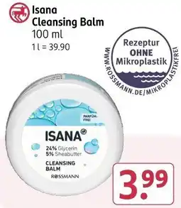 Rossmann Isana Cleansing Balm Angebot