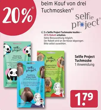 Rossmann Selfie Project Tuchmaske Angebot