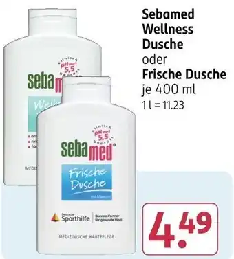 Rossmann Sebamed Wellness Dusche oder Frische Dusche Angebot