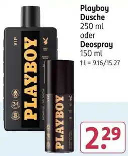Rossmann Playboy Dusche oder Deospray Angebot