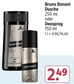 Rossmann Bruno Banani Dusche oder Deospray Angebot