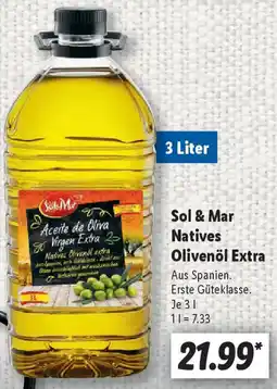 Lidl Sol & Mar Natives Olivenöl Extra Angebot