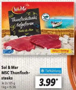 Lidl Sol & Mar MSC Thunfischsteaks Angebot