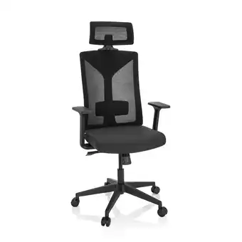 Netto Marken-Discount hjh OFFICE Profi Bürostuhl KODIAK Stoff/Netzstoff mit Armlehnen Angebot