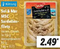 Lidl Sol & Mar MSC Sardellenfilets Angebot