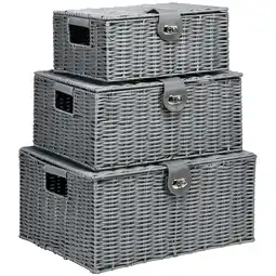 Netto Marken-Discount HOMCOM Aufbewahrungskorb PP, Metall Angebot