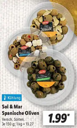 Lidl Sol & Mar Spanische Oliven Angebot