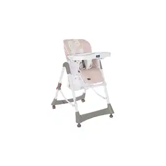 Netto Marken-Discount Lorelli Hochstuhl Gusto, klappbar verstellbar Tisch Bechervertiefung Sitzpolster pink Angebot