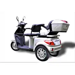 Netto Marken-Discount ECO ENGEL 503, Zweisitzer Senioren- / Elektromobil, 25 km/h mit Li-io 30 AH Akku, Silber Angebot